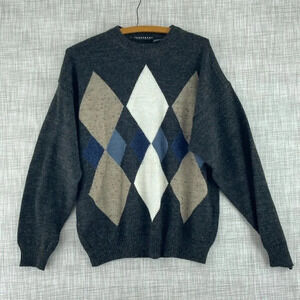 Consensus sportswear wool alpaca crew neck Sweater Pullover Mens M 3894